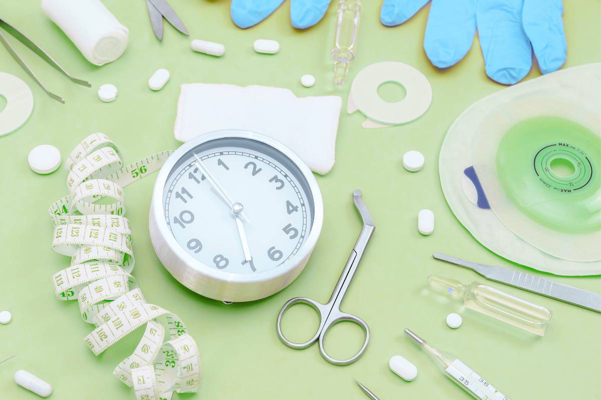 the Hartmann procedure supplies like colostomy bag
